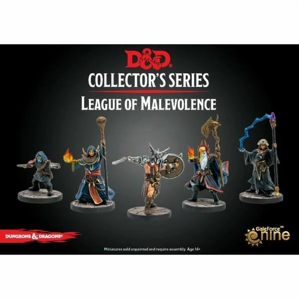 Dungeons & Dragons D&D League Of Malevolence Set Tabletop