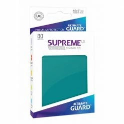 Ultimate Guard Supreme UX Sleeves: Standard Size Petrol Blue (80)