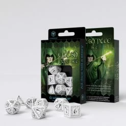 Q-Workshop Elvish White/Black Dice Set