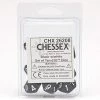 Chessex Opaque Black/White Polyhedral D10 Die Set Tabletop