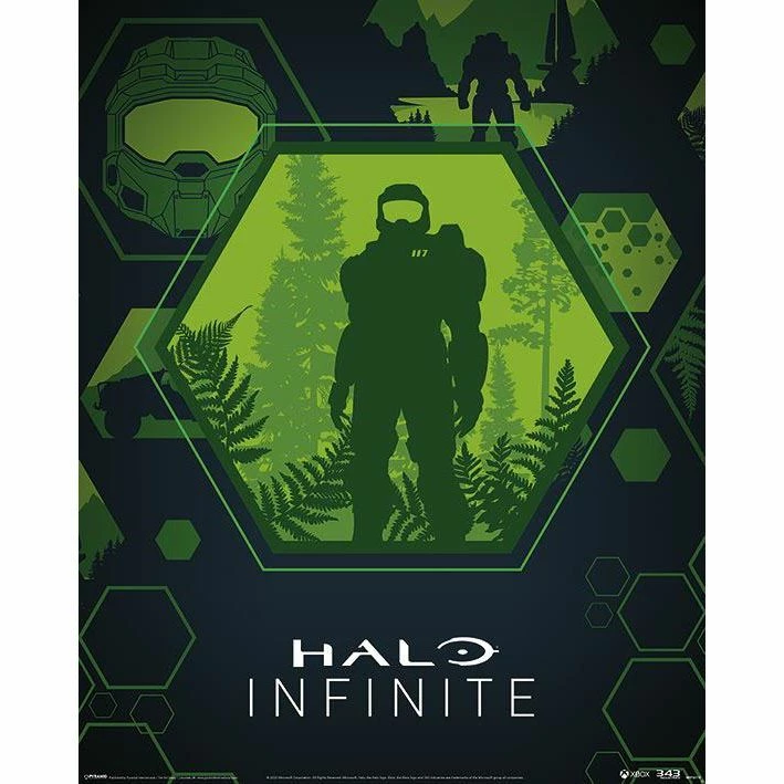 Gaming Halo Infinite: Master Chief Hex Mini Poster