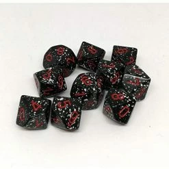 Chessex Speckled Space Set Of Ten D10 Dice