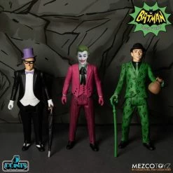 Mezco 5 Points Batman 1966 TV Series Deluxe Box Set DC Comics