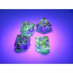 Chessex Nebula Primary/Blue Luminary Set Of Ten D10s Dice