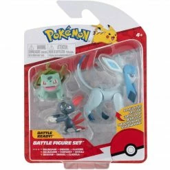 Pokemon Toys & Figures Bulbasaur Sneasel & Glaceon Battle Figurines