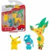 Pokemon Toys & Figures Battle Figurine Set - Pikachu, Wynaut And Leafeon