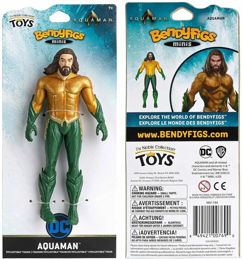 Aquaman Mini Bendyfigs Figurine Film & TV