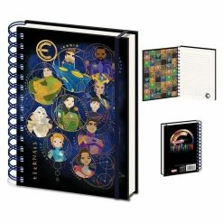 Geek-Aboo Film & TV Eternals Characters A5 Wired Notebook