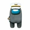 Among Us Black Crewmate W/ Captain Hat 12" Plush