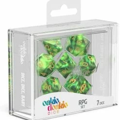 Oakie Doakie Dice Oakie Doakie - Gemdice Jungle RPG Dice Set Tabletop