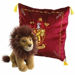 Harry Potter House Cushion And Mascot Plush - Gryffindor