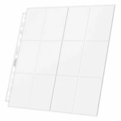 Ultimate Guard Quadrow 24-Pocket Pages (10pcs) - Clear