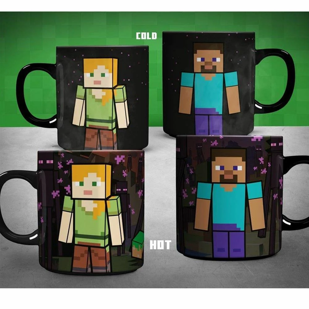 Minecraft Enderman Heat Change Mug Gaming