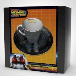 Back To The Future BTTF Car Mirror Mug & Plate