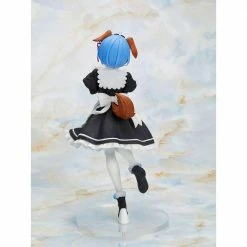 Re:Zero Anime & Manga Figures Coreful Rem Memory Snow Dog Ver. Figurine