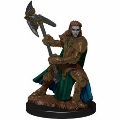 Dungeons & Dragons - Half-Orc Fighter Female Miniature Tabletop