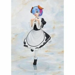 Re:Zero Anime & Manga Figures Coreful Rem Memory Snow Dog Ver. Figurine