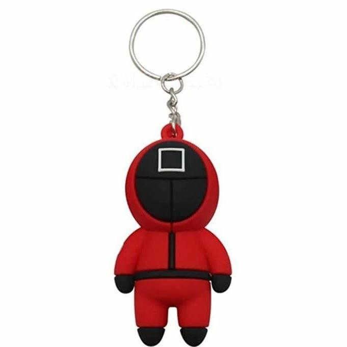 Film & TV Squid Game Keychain: Square Guard