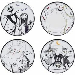 Disney Film & TV The Nightmare Before Christmas Set Of 4 Plates