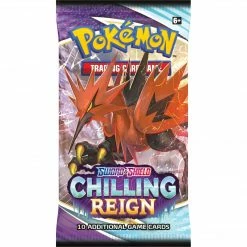 Anime & Manga Pokemon TCG: Sword & Shield - Chilling Reign Booster Pack (x1)