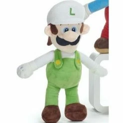 Super Mario Gaming Fire Luigi 14" Plush
