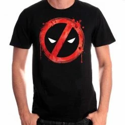 Geek-Aboo Deadpool - Forbidden Splash Head T-Shirt Geek Gear