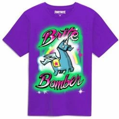 Fortnite Brite Bomber Airbrush T-Shirt Gaming