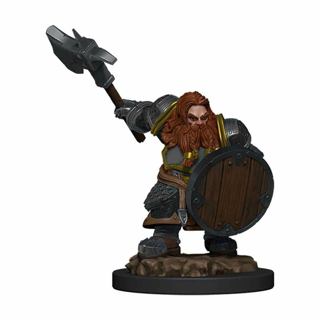 Dungeons & Dragons: Icons Of The Realms - Dwarf Fighter Male Miniature
