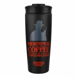 Film & TV Stranger Things 'Coffee And Contemplation' Travel Mug