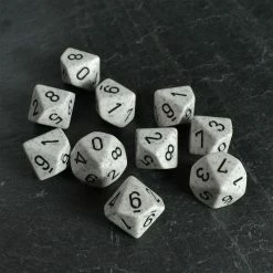 Chessex Tabletop Speckled D10 Set Arctic Camo