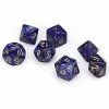Chessex Dice Scarab Poly 7-Die Set RBlue/G