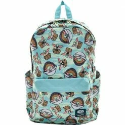 The Mandalorian Loungefly Star Wars The Child All Over Pattern Backpack