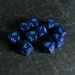 Chessex Speckled D10 Set Cobalt Tabletop