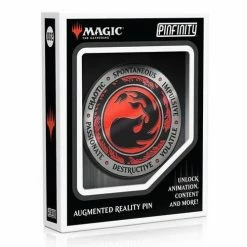 Magic: The Gathering Pinfinity - Red Mana Crest Home & Gifts
