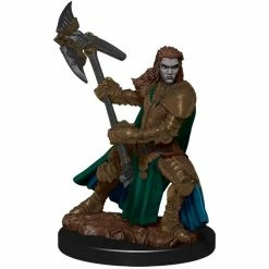 Dungeons & Dragons - Half-Orc Fighter Female Miniature Tabletop