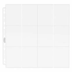 Ultimate Guard Quadrow 24-Pocket Pages (10pcs) - Clear