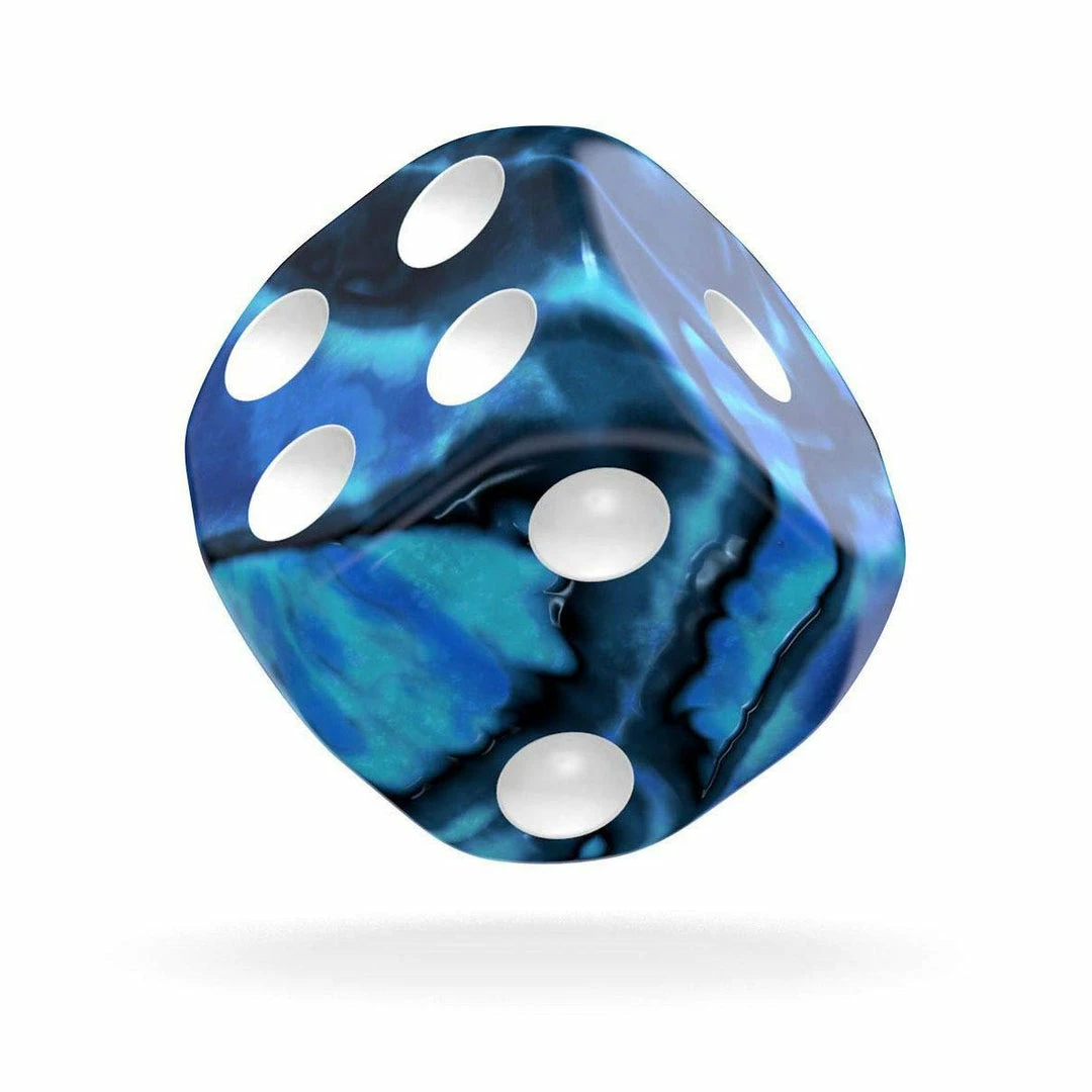 Oakie Doakie Dice Tabletop Oakie Doakie 16mm D6 Set Of 12 - Gemdice, Twilight Stone