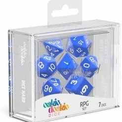 Oakie Doakie Dice Oakie Doakie - Solid Blue RPG Dice Set Tabletop