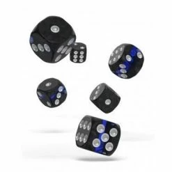 Oakie Doakie Dice Oakie Doakie 16mm D6 Set Of 12 -Enclave Sapphire