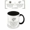 Game Of Thrones - Black Interior War Quote Mug Film & TV