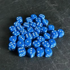 Chessex Tabletop Speckled D6 Set Of 36 Water