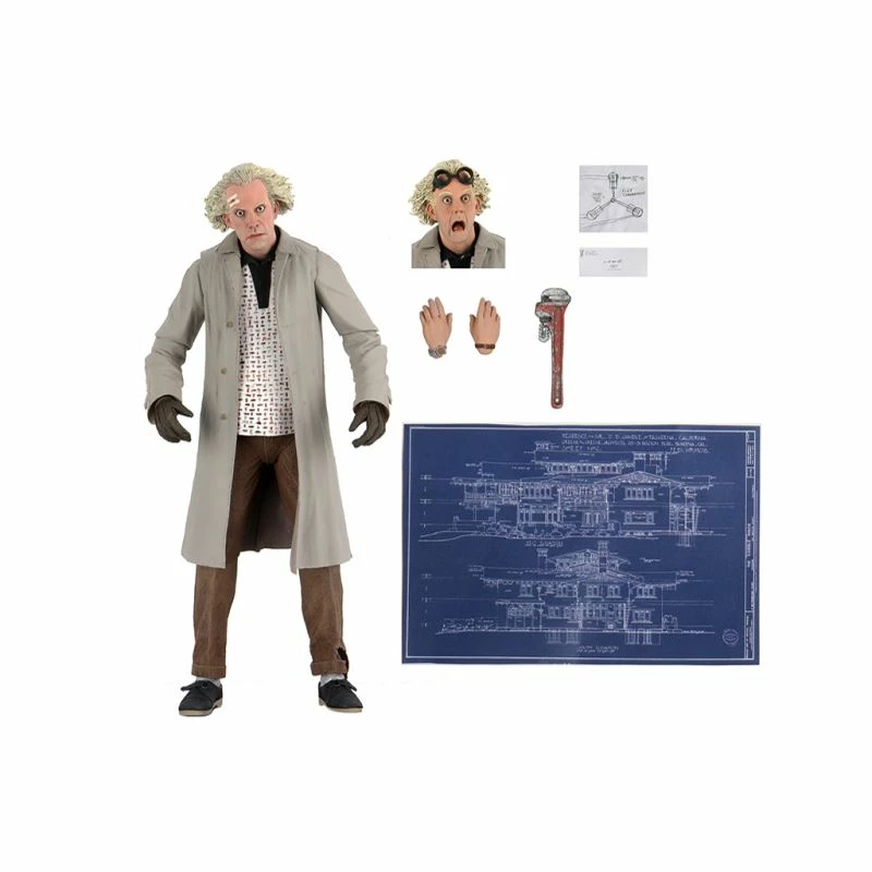 Back To The Future Doc Brown Ultimate 7" Action Figure