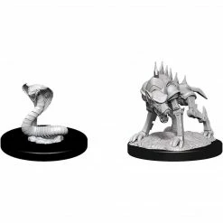 Dungeons & Dragons: Nolzur's Marvelous Miniatures - Iron Cobra & Iron Defender Miniatures Tabletop