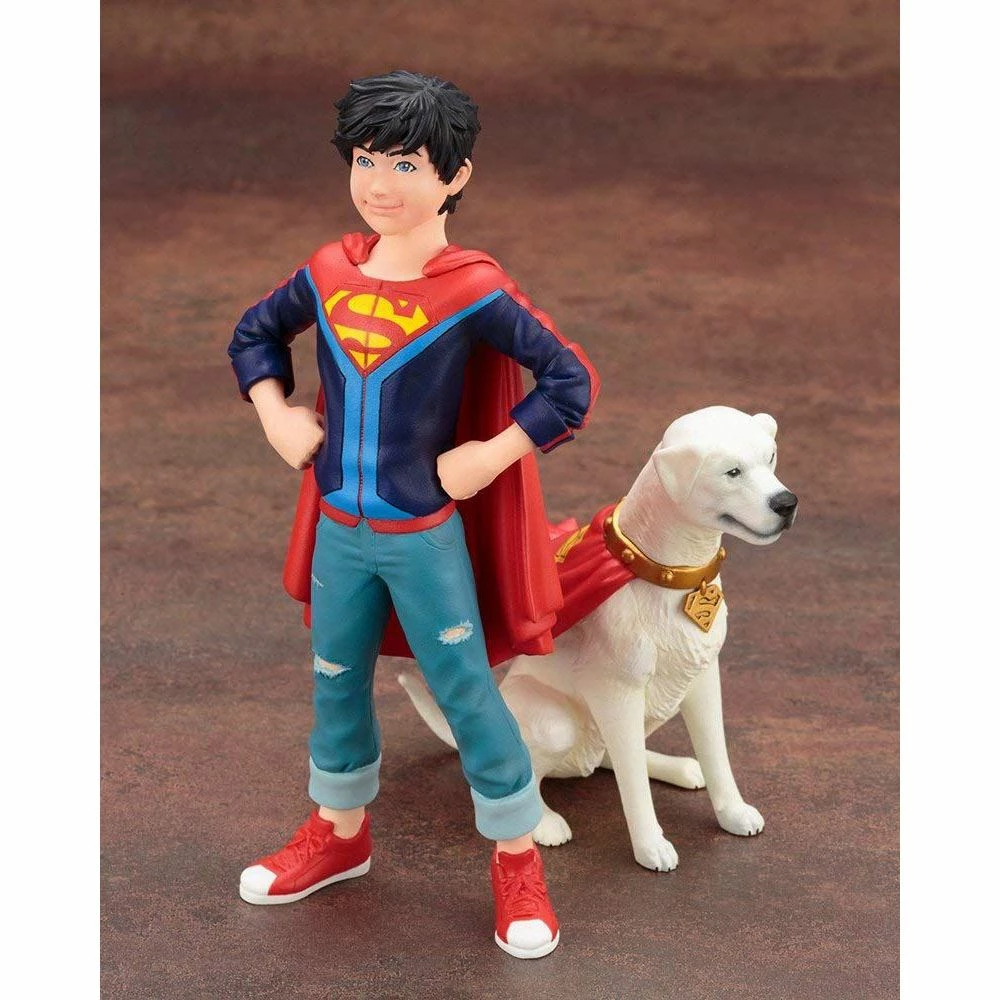 Superman ARTFX+ 1/10 2-Pack Super Sons Jonathan Kent & Krypto Statue