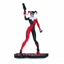 Batman Harley Quinn Jim Lee Red White And Black Statue