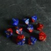 Chessex Gemini D10 Set Blue/Red/Gold