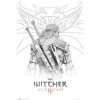 The Witcher Geralt Sketch Maxi Poster 43 Gaming
