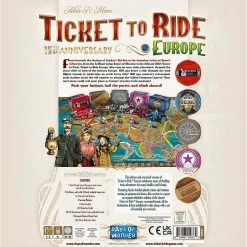 Ticket To Ride: Europe - 15th Anniversary Board Game Deluxe Edition