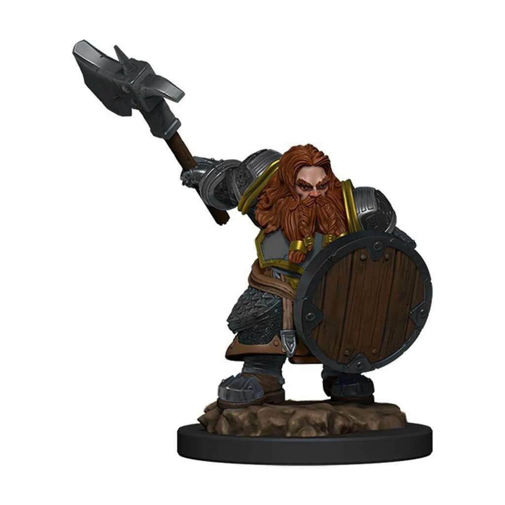 Dungeons & Dragons: Icons Of The Realms - Dwarf Fighter Male Miniature