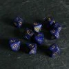 Chessex Speckled D10 Set Golden Cobalt Tabletop